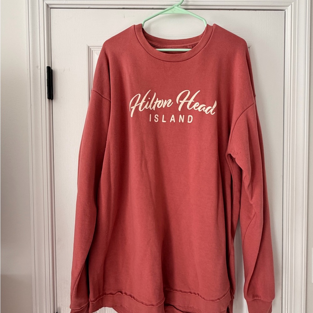 Hilton Head Island Sweatshirt in Red